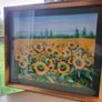 Large and Sunflower Oil Painting by C. R. Benoit Image 9