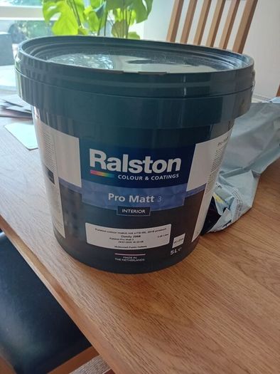 5 litres Ralston colour matched to Farrow and Ball Dimity