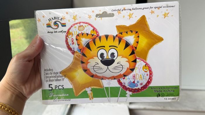 5pcs foil balloons