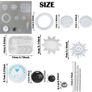 Solar Wind Chime Silicone Moulds Dream Catcher Resin Mold Kit, Making a Wind Chime Set, for Christmas Gift Party Decoration Homemade Crafts (FREE POSTAGE) Image 2