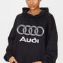 Audi Logo Hoodie Printed In Carbon Fiber Hoodie Jumper Audi Hooded Jumper Audi Image 5