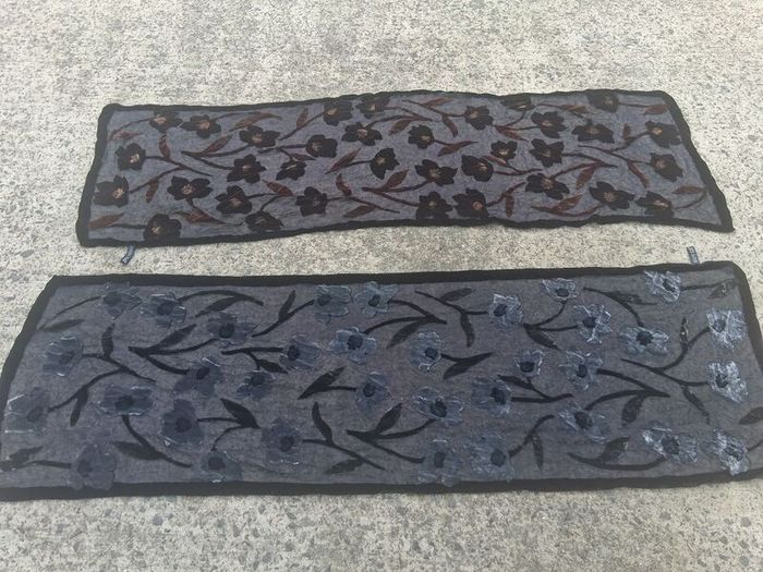 2 X Basta Cosi 5ft Italian Designer Scarves
