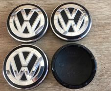 4 x Alloy Wheel Centre Caps 56mm for  Volkswagen 6CD601171 New Model