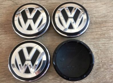 4 x Alloy Wheel Centre Caps 56mm for  Volkswagen 6C0601171 New Model