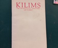 Kilims The traditional tapestries of turkey book- Vintage