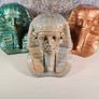 cast concrete Egyptian Pharoah Tutankhamun King Tut statue indoor outdoor ornament garden patio porch conservatory Image 2