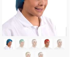 hair mob caps 10x100 blue detectable or red