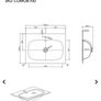 bathroom vanity unit with basin Image 3