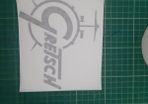 Gretsch drum decal / sticker