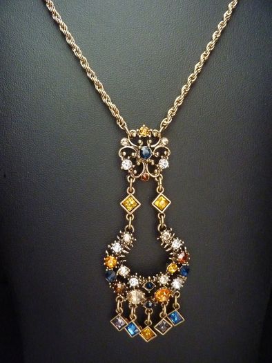Boho Bohemian Hippe Tassel Gold Tone Long Necklace