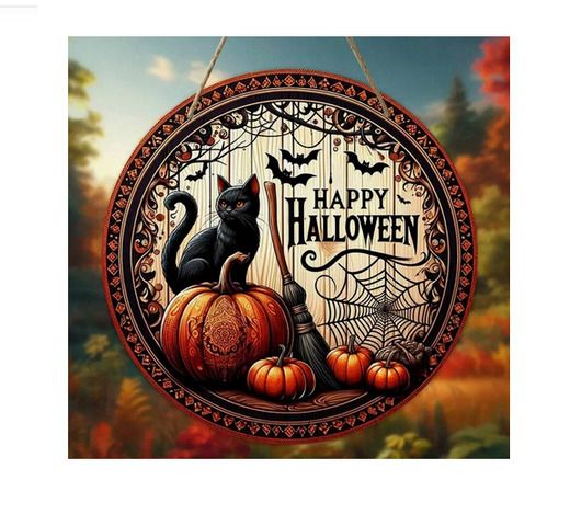 Excellent not only for Halloween - Wizard Cat Ornament - great indoors & outdoors