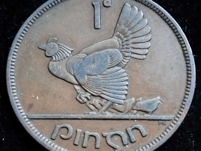 Ireland - 1940 - 1 Penny - Hen - KM.11 - [2747]