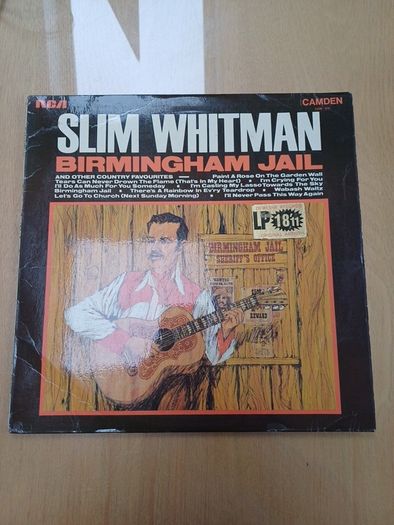Vinyl Rare- Slim Whitman Birmingham Jail