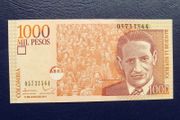Colombia 2011,1000 pesos.Uncirculated Banknote.