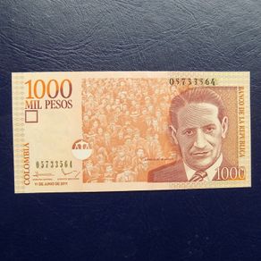 Colombia 2011,1000 pesos.Uncirculated Banknote.
