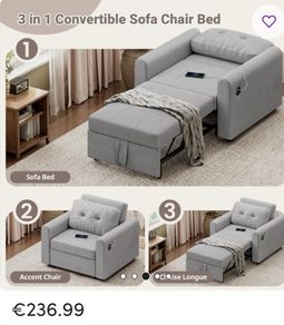 Convertible sleeper chair