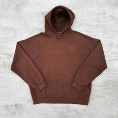 Brown Abercrombie & Fitch Essential Popover Hoodie