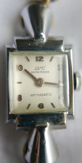 Vintage1930s CAMY Ancre 15 Rubis Ladies Watch Vintage Hand Wind Up Wrist Watch Art Deco Swiss Made Working