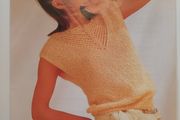 Knitting Pattern - Top with lace stitch detail.