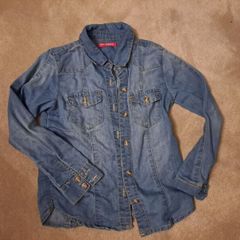 Girls Denim Shirt 7-8