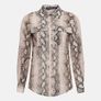 Karen Millen Silk Cotton Snake Print Shirt Image 3