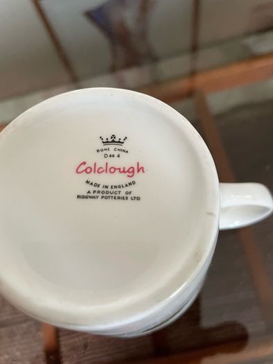 Colclough Bone China Ridgeway Pottery milk Jug and Sugar Bowl