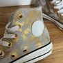 Gold Suede Converse Boots Image 6