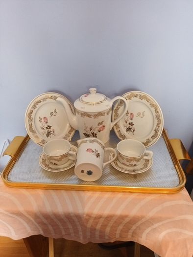 French LIMOGES  Coffee Set  for 2