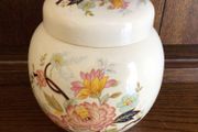 Vintage Sadler floral ginger jar