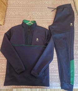 Boys Irish Rugby Half Zip and Track Bottoms