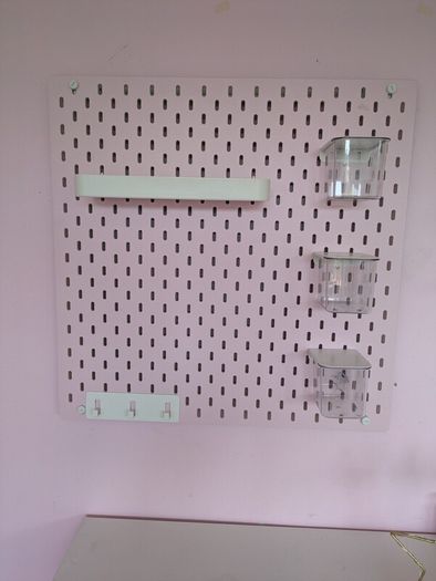 Ikea Peg Board Pink