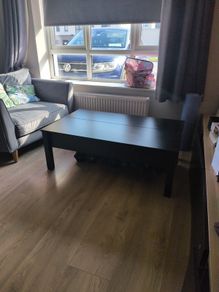 ikea adjustable coffee table