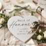 "Maid of Honour - I couldn't say I do, without you." Heart Plaque Image 2