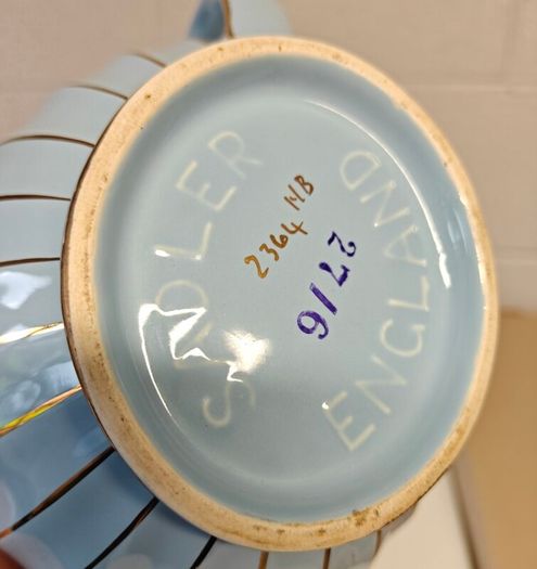Elegant Vintage Sadler Baby Blue Tea Set