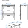 Ikea Brimnes - Chest of 3 Drawers Image 4