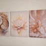 3 framed canvas 45x65cm Image 2