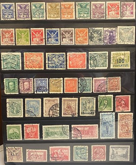 Czechoslovakian stamp lot
