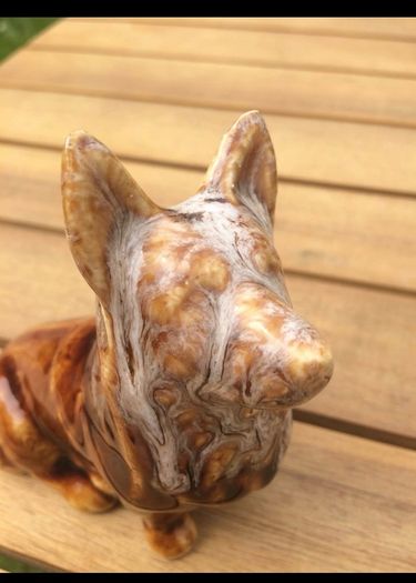 Vintage Ceramic Dog Figure