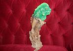 Wooden Hand Carved Chameleon Lizard (1980's)