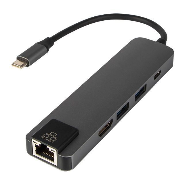 New External Network Card USB Type C RJ45 HDMI 2 x USB 3.0 Laptop PC #1496