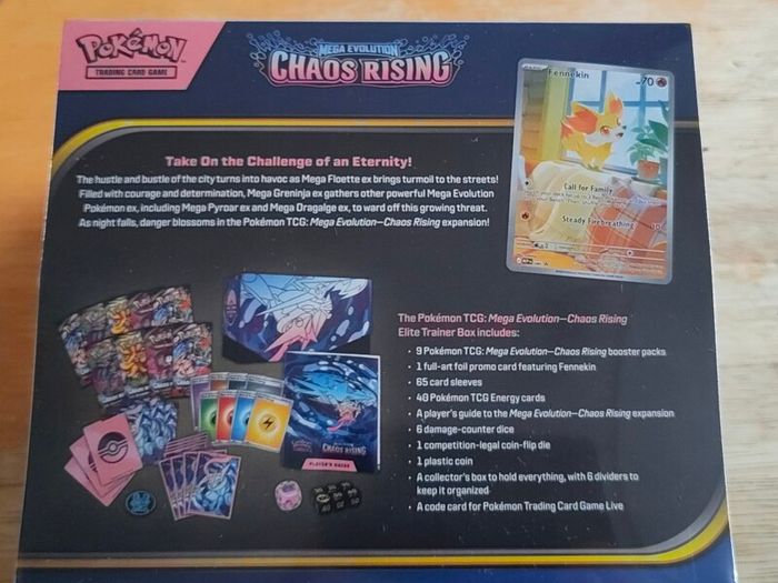 Pokemon Tcg Mega Evolution Chaos Rising Etb Plus X2 Booster Bundle Boxes Sealed