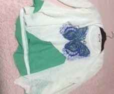 Green/White/Blue Butterfly Twinset 10/12