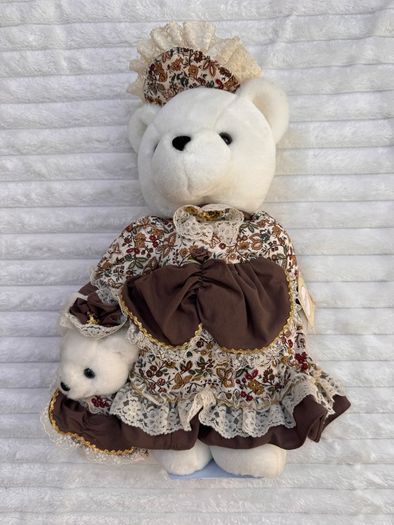 Vintage Noble Heritage Collection Mamma & Baby Bear Used Dirty approx. 38 cm. Please see photos