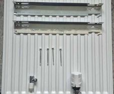 Central Heating Steel Panel Radiator (600mm x 500mm) Complete Full Set