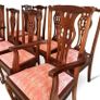Eight Chippendale Style Dining Chairs Image 3