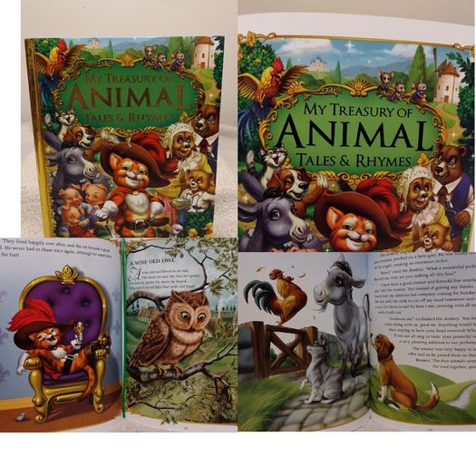 My Treasury Of Animal Stories & Rhymes Hardback Book