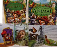 My Treasury Of Animal Stories & Rhymes Hardback Book