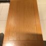 Two tone oak and painted coffee table with two drawers Image 2