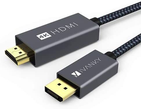 iVANKY 4.5M Active DisplayPort (Male) to HDMI (Male) UHD (4K@60Hz) Gold-Plated/Nylon-Braided Cable (Brand New/Warranty)