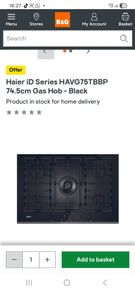 haier gas hob